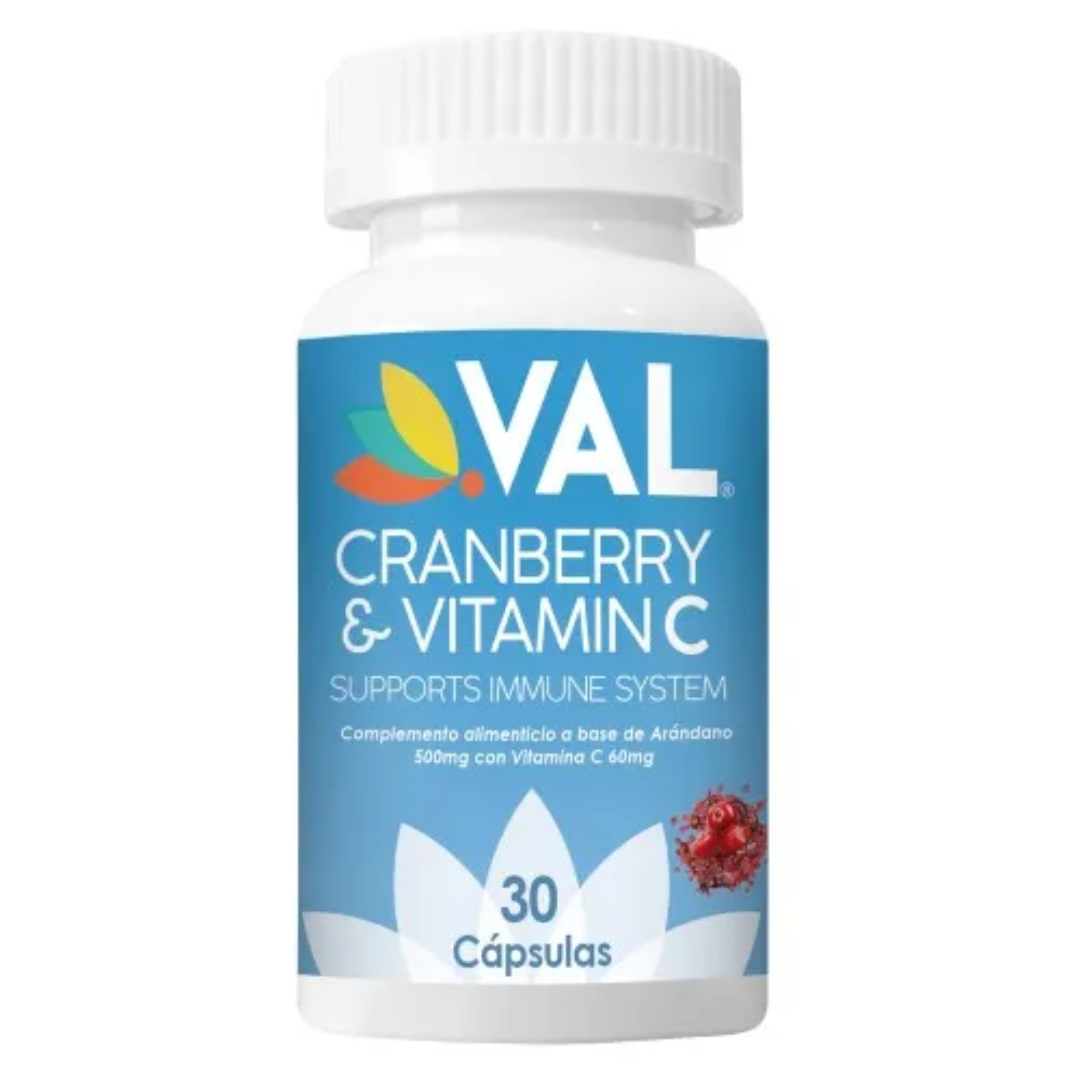 CRANBERRY VITAMINA C 500-60MG CAP X 30 (VAL)